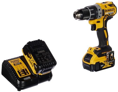 DEWALT DCD791P2-QW - Perceuse Visseuse Compact Brushless XR 18V Li-Ion 5Ah