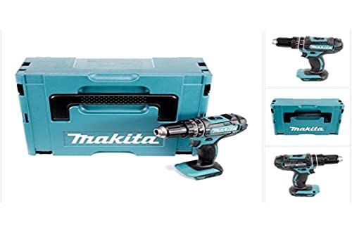 Makita DHP482ZJ-1 - Perceuse à percussion 18V (Solo) en coffret MAKPAC