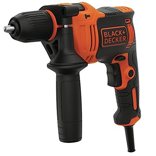 BLACK+DECKER BEH710-QS - Perceuse à percussion filaire 710W avec mandrin à serrage rapide