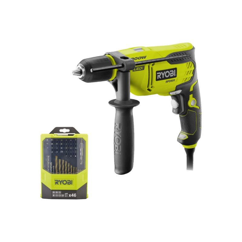 RYOBI RPD800-K: Pack Perceuse à percussion 800W