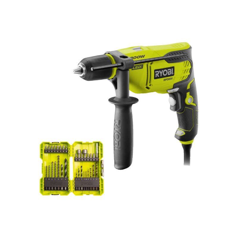 RYOBI RPD800-K: Pack Perceuse à percussion 800W